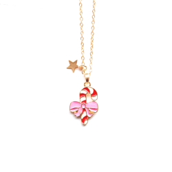 CANDY CANE NECKLACE